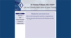 Desktop Screenshot of drtommason.com