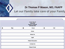 Tablet Screenshot of drtommason.com